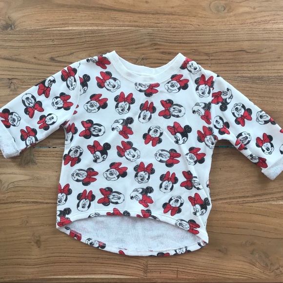 Old Navy | Shirts u0026 Tops | Disney Toddler Girls Minnie Mouse Sweatshirt |  Poshmark